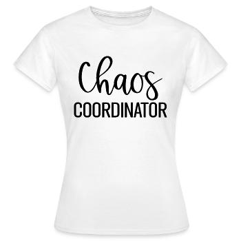 Coordinatrice du chaos Drôle Maman Maman - T-shirt Femme - blanc - Devant - AI Model Female 172 dark (172cm)