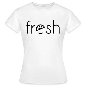 Fresh - Women's T-Shirt - white - Front - AI Model Female 172 dark (172cm)