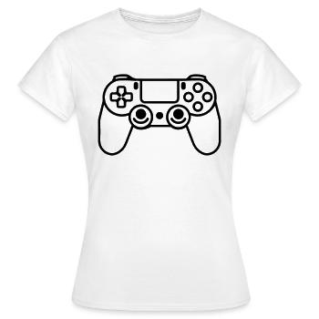 Videospiel-Controller - Frauen T-Shirt - Weiß - Vorne - AI Model Female 172 dark (172cm)