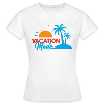 Ambiance des vacances - T-shirt Femme - blanc - Devant - AI Model Female 172 dark (172cm)