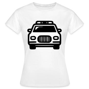 Taxi - Frauen T-Shirt - Weiß - Vorne - AI Model Female 172 dark (172cm)