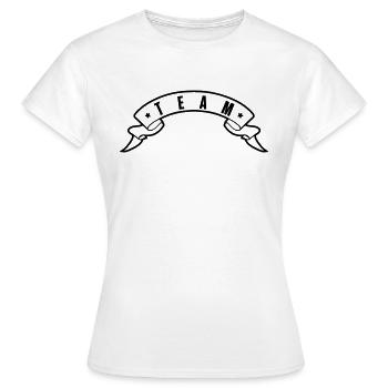 Team - Frauen T-Shirt - Weiß - Vorne - AI Model Female 172 dark (172cm)