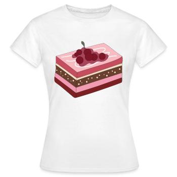 Sweets Kuchen - Frauen T-Shirt - Weiß - Vorne - AI Model Female 172 dark (172cm)