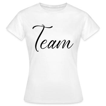Équipe - T-shirt Femme - blanc - Devant - AI Model Female 172 dark (172cm)