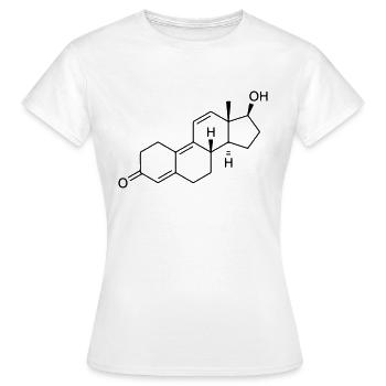 Trenbolone - T-shirt Femme - blanc - Devant - AI Model Female 172 dark (172cm)