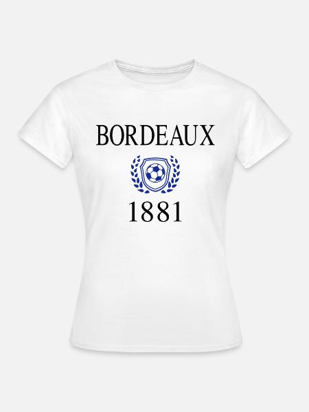 Bordeaux 1881 Origin - T-shirt Femme - blanc