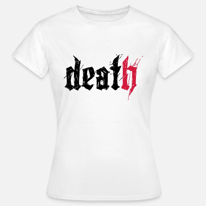 death - Women's T-Shirt - white