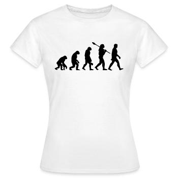Evolution - Women's T-Shirt - white - Front - AI Model Female 172 dark (172cm)