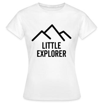Petit Explorateur - T-shirt Femme - blanc - Devant - AI Model Female 172 dark (172cm)