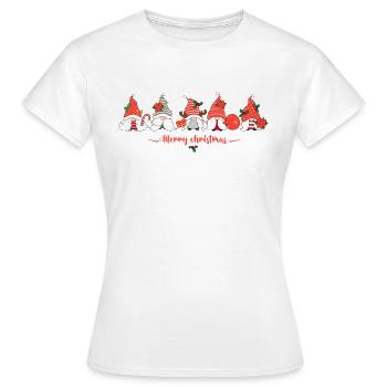 Lutin de noël - T-shirt Femme - blanc - Devant - AI Model Female 172 dark (172cm)