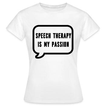 Speech therapist Speech therapist Speech therapist Speech therapist - Women's T-Shirt - white - Front - AI Model Female 172 dark (172cm)