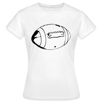 American Football American Vector Pride - T-shirt Femme - blanc - Devant - AI Model Female 172 dark (172cm)