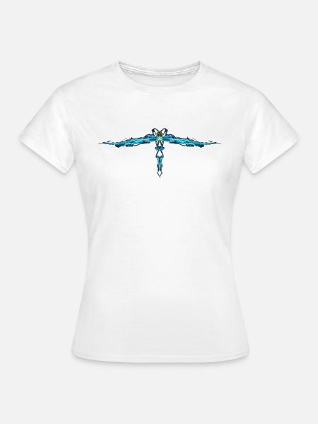 Blauer Engel - Frauen T-Shirt - Weiß