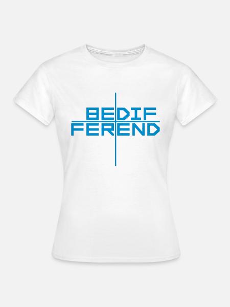 Be different Logo Design - Frauen T-Shirt - Weiß