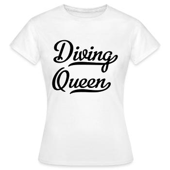 plonger - T-shirt Femme - blanc - Devant - AI Model Female 172 dark (172cm)