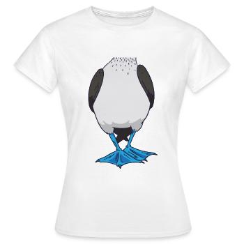 Booby Bird Drôle de costume d’Halloween - T-shirt Femme - blanc - Devant - AI Model Female 172 dark (172cm)