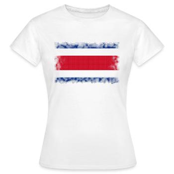 Costa Rica - Frauen T-Shirt - Weiß - Vorne - AI Model Female 172 dark (172cm)
