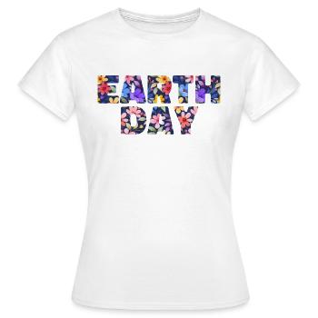 Jour de la Terre - T-shirt Femme - blanc - Devant - AI Model Female 172 dark (172cm)