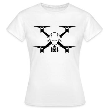 Drohne - Frauen T-Shirt - Weiß - Vorne - AI Model Female 172 dark (172cm)