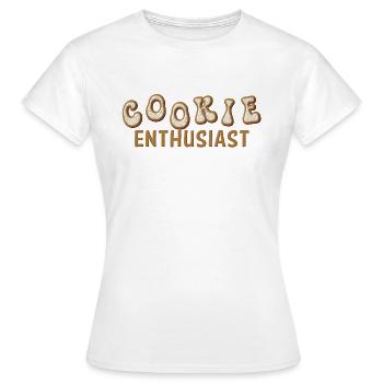 Keks-Enthusiast - Frauen T-Shirt - Weiß - Vorne - AI Model Female 172 dark (172cm)