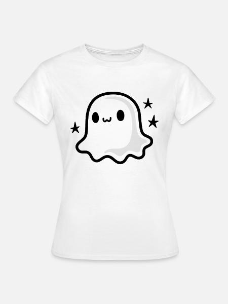 Niedlicher Geist - Frauen T-Shirt - Weiß