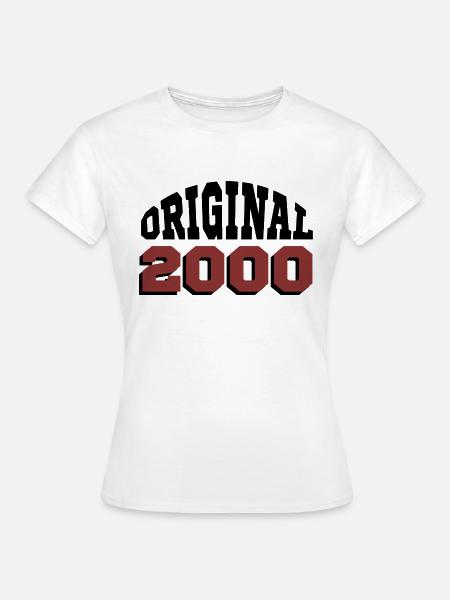 Original 2000 - Frauen T-Shirt - Weiß