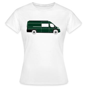 Jumper Boxer Ducato 4x4 adventure - Frauen T-Shirt - Weiß - Vorne - AI Model Female 172 dark (172cm)