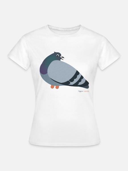 Taube Tauben - Frauen T-Shirt - Weiß