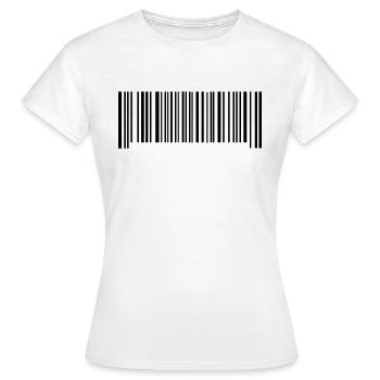 code - T-shirt Femme - blanc - Devant - AI Model Female 172 dark (172cm)