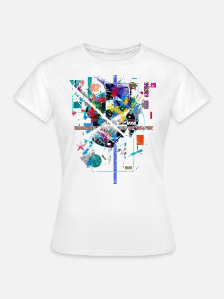 Abstrakt - Frauen T-Shirt - Weiß