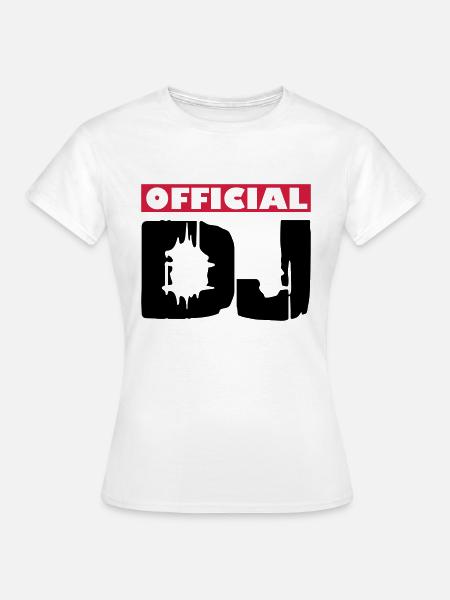 DJ - Women's T-Shirt - white