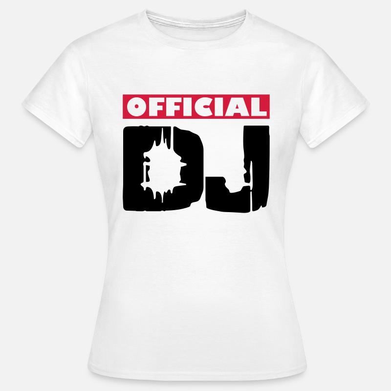 DJ - Women's T-Shirt - white