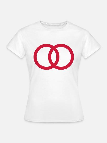 kreise - Frauen T-Shirt - Weiß