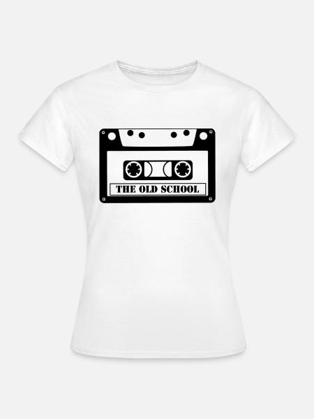the old school - Frauen T-Shirt - Weiß