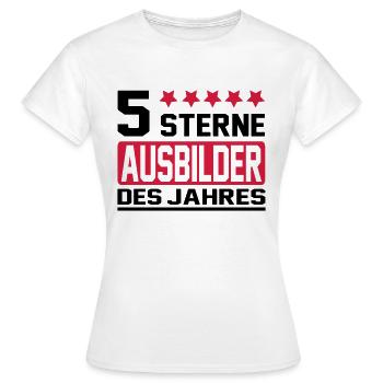 instructor - T-shirt Femme - blanc - Devant - AI Model Female 172 dark (172cm)