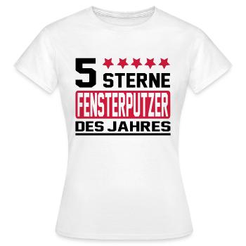 laveur de vitres - T-shirt Femme - blanc - Devant - AI Model Female 172 dark (172cm)