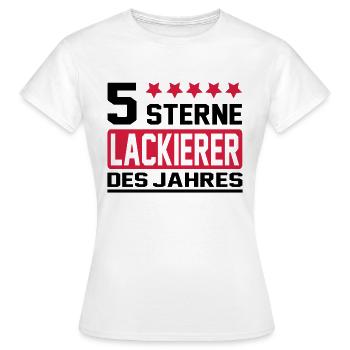 Lackierer - T-shirt Femme - blanc - Devant - AI Model Female 172 dark (172cm)