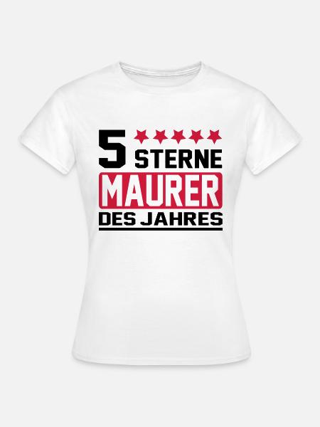 maurer - Frauen T-Shirt - Weiß