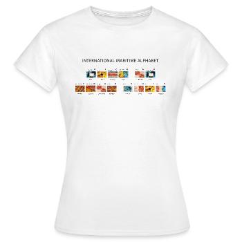 Ramassez votre merde - T-shirt Femme - blanc - Devant - AI Model Female 172 dark (172cm)