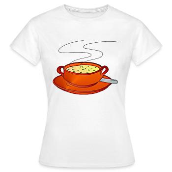 Suppe - Frauen T-Shirt - Weiß - Vorne - AI Model Female 172 dark (172cm)