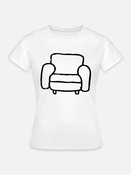 sessel - Frauen T-Shirt - Weiß