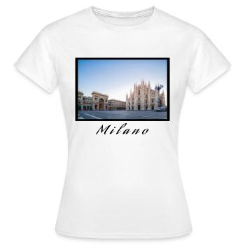 Milano Design - Women's T-Shirt - white - Front - AI Model Female 172 dark (172cm)