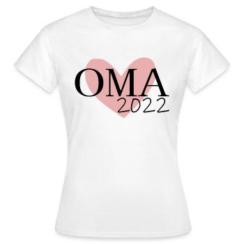 Oma 2022 - Frauen T-Shirt - Weiß - Vorne - AI Model Female 172 dark (172cm)