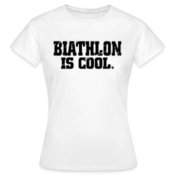 Biathlon - T-shirt Femme - blanc - Devant - AI Model Female 172 dark (172cm)