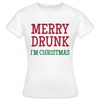 Lustige Weihnachts-T-Shirts - Frauen T-Shirt - Weiß - Vorne - AI Model Female 172 dark (172cm)