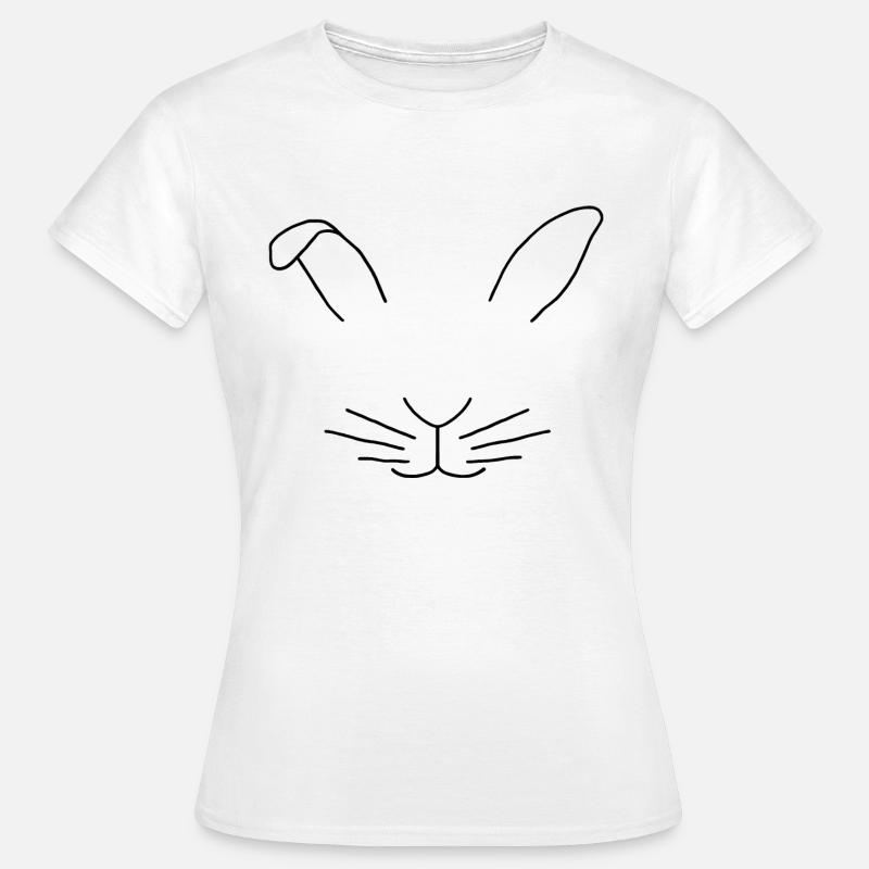 Rabbit Minimalism - Women's T-Shirt - white