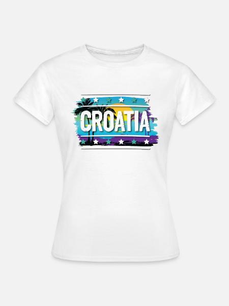 Croatia - Frauen T-Shirt - Weiß