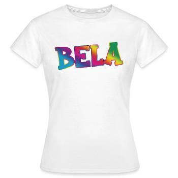 Bela - T-shirt Femme - blanc - Devant - AI Model Female 172 dark (172cm)