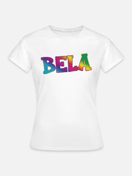 Bela - Frauen T-Shirt - Weiß