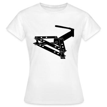 Hydraulic pipe bending c1 - Women's T-Shirt - white - Front - AI Model Female 172 dark (172cm)
